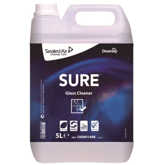 Johnson Diversey SURE Glass Cleaner - glas- en interieurreiniger 5L