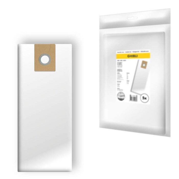 Eigen merk Stofzuigerzakken Ghibli AS8 / AS 9 / AS27 - 5 stuks