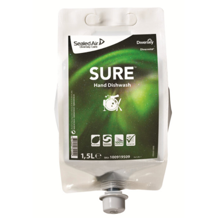 Johnson Diversey SURE Hand Dishwash - Divermite pouch (combineer met div. Plus dispenser 67067)