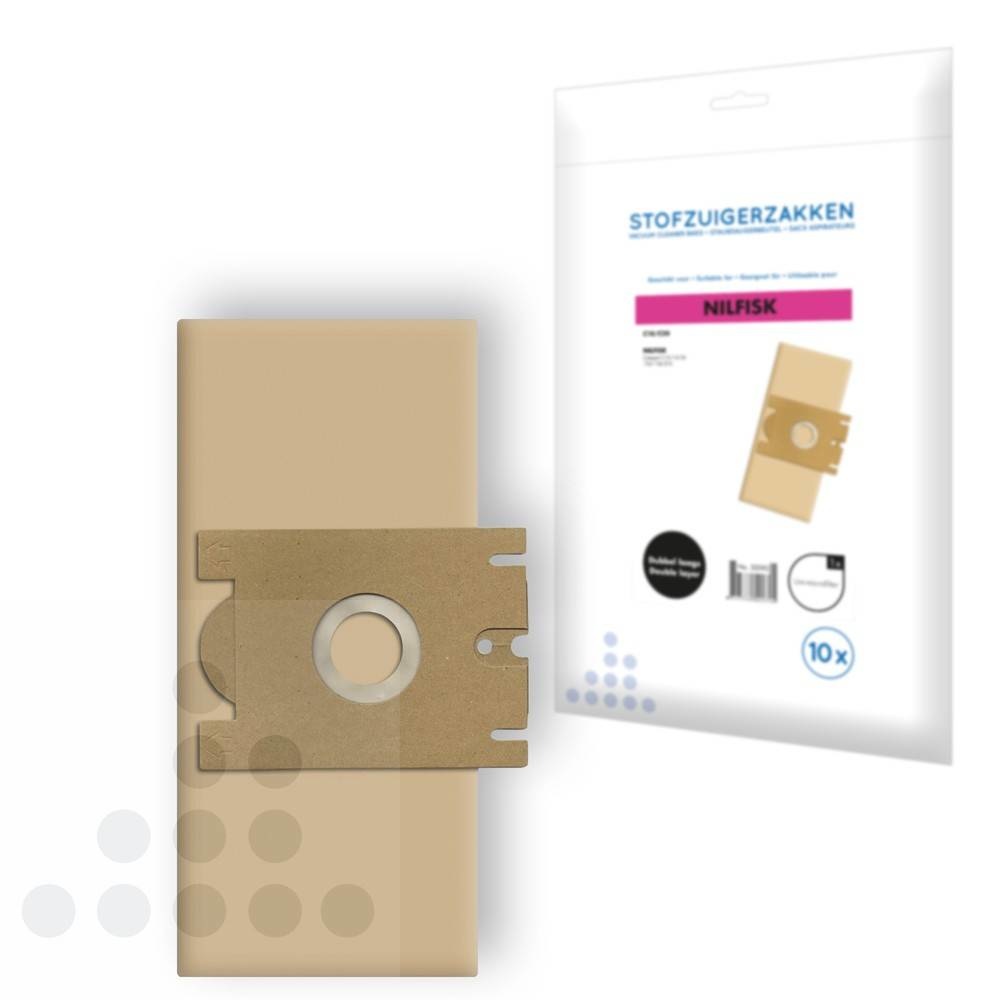 Eigen merk Stofzuigerzakken Nilfisk C10-C20 papier - 10 stuks