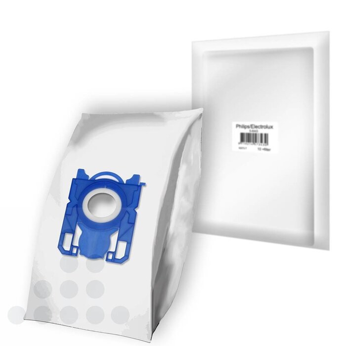 Eigen merk Stofzuigerzakken Philips S-Bag filterplus 3-D - 10 stuks