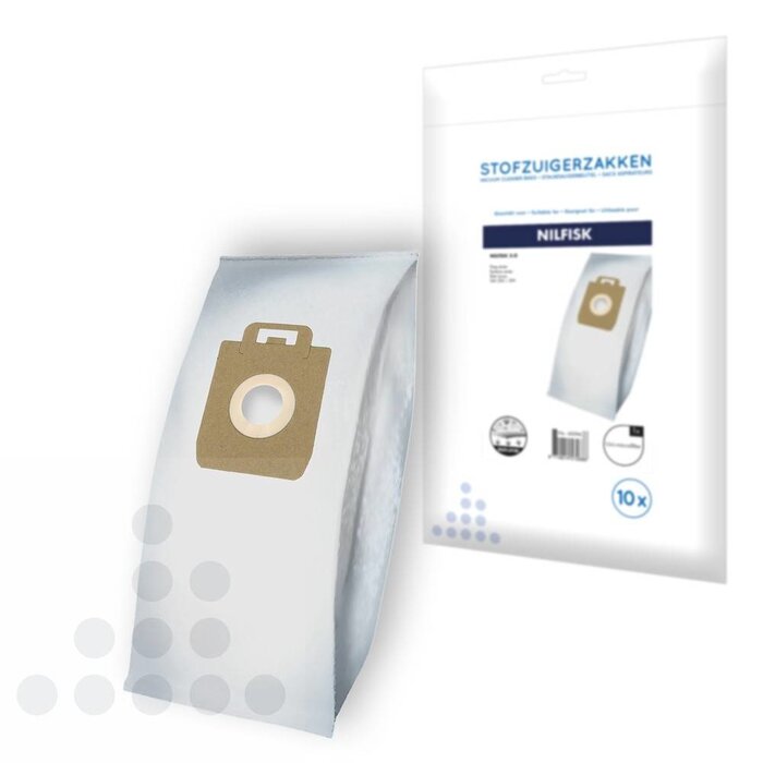 Eigen merk Stofzuigerzakken Nilfisk Power / Select Series 3D - 10 stuks