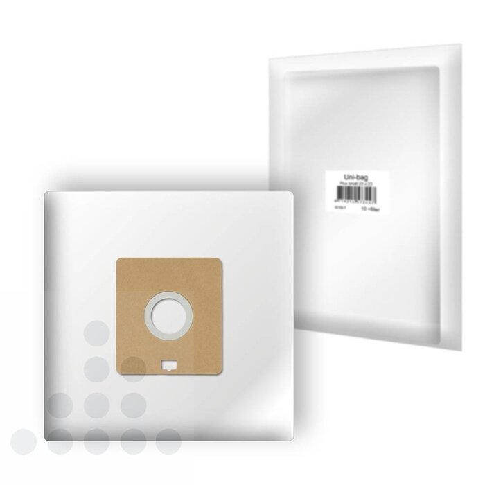 Eigen merk Stofzuigerzakken E-TAIL - Uni-bag plus small - 10 stuks