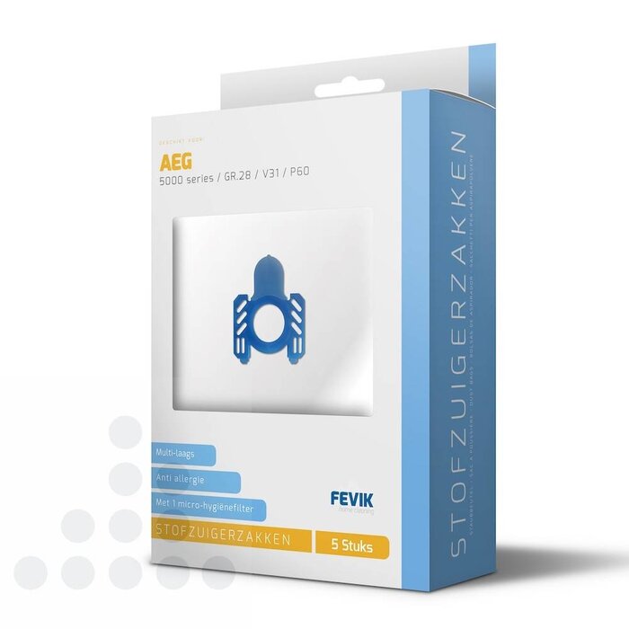 Eigen merk Stofzuigerzakken AEG Gr. 28 filterplus - 5 stuks + filter