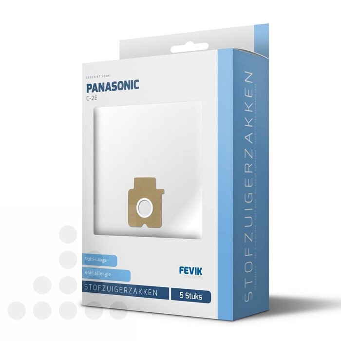Eigen merk Stofzuigerzakken Panasonic 7000 serie - 5 stuks