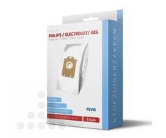 Eigen merk Stofzuigerzakken Philips S-Bag 3-D filterplus - 5 stuks + filter