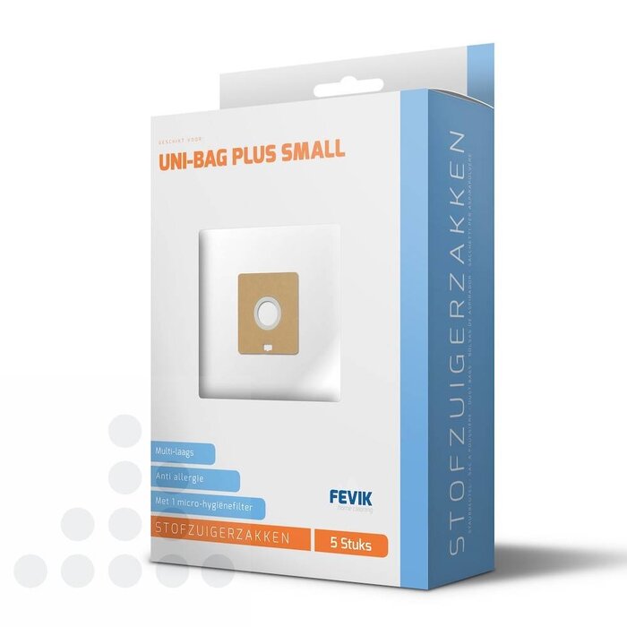 Eigen merk Stofzuigerzakken Uni-bag Plus small filterplus - 5 stuks
