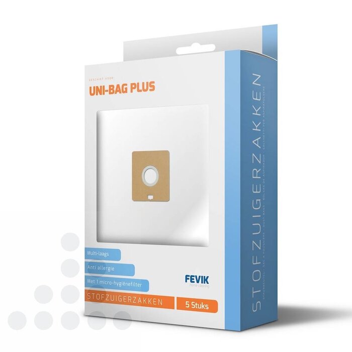 Eigen merk Stofzuigerzakken Uni-bag Plus filterplus - 5 stuks