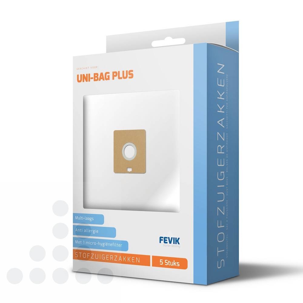 Eigen merk Stofzuigerzakken Uni-bag Plus filterplus - 5 stuks