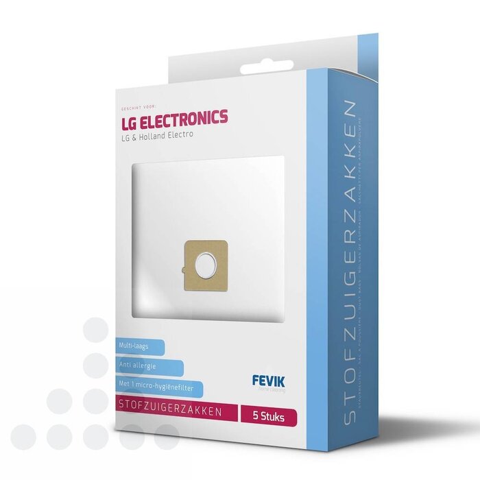 Eigen merk Stofzuigerzakken LG filterplus - 5 stuks + filter