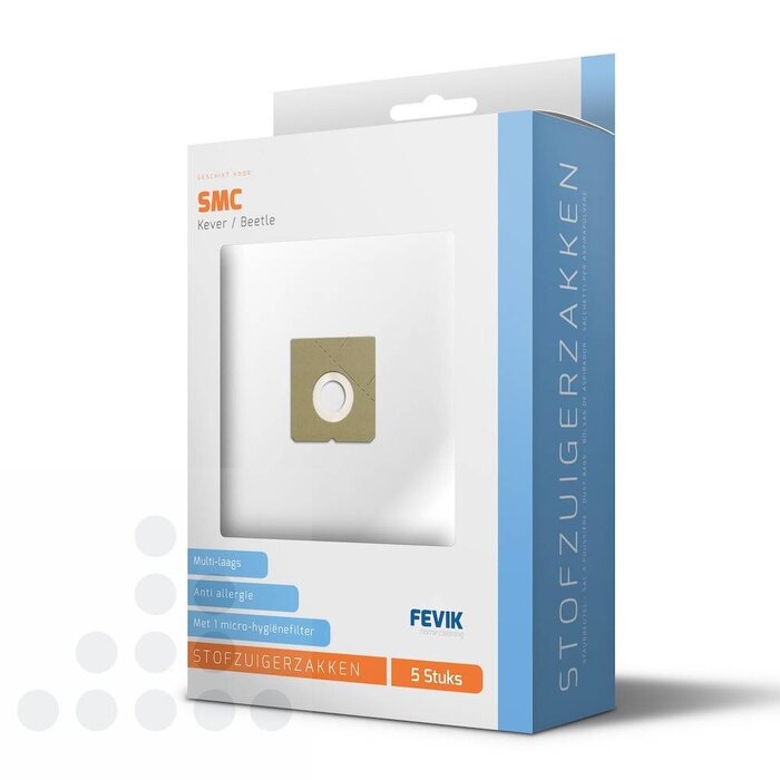 Eigen merk Stofzuigerzakken SMC Kever filterplus - 5 stuks + filter