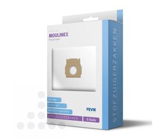 Eigen merk Stofzuigerzakken Moulinex powerclean filterplus - 5 stuks + filter