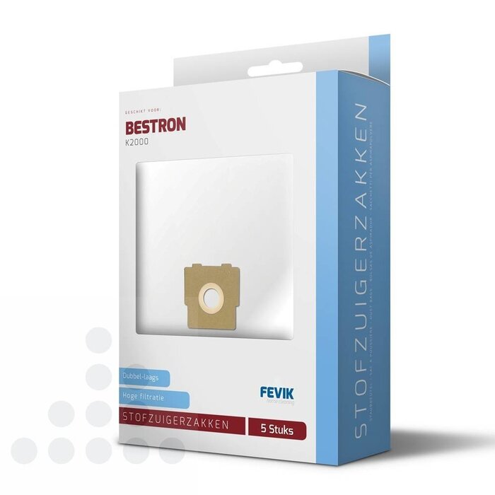 Eigen merk Stofzuigerzakken Bestron K2000-serie filterplus - 5 stuks