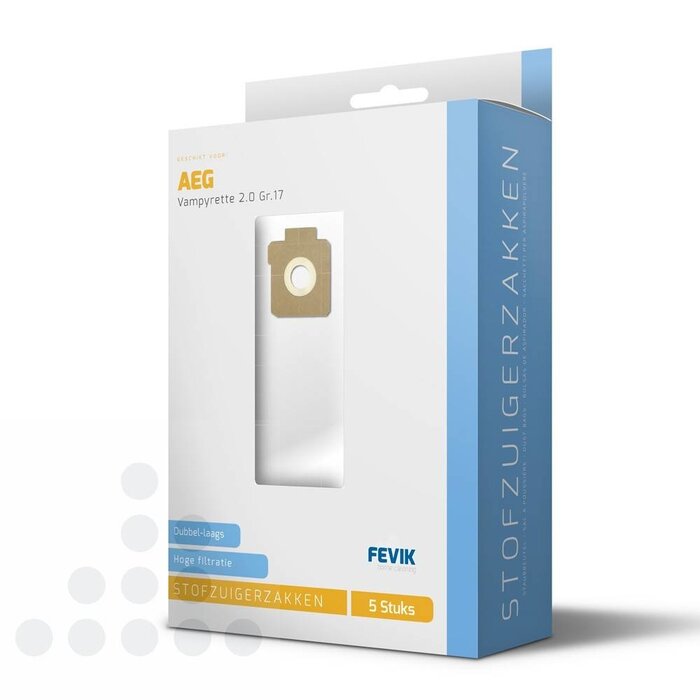 Eigen merk Stofzuigerzakken AEG Gr. 17 Vampyrette 2.0 - 5 stuks