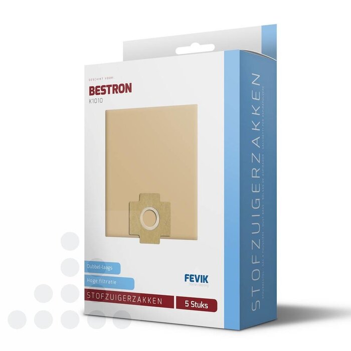 Eigen merk Stofzuigerzakken Bestron K1010 papier - 5 stuks