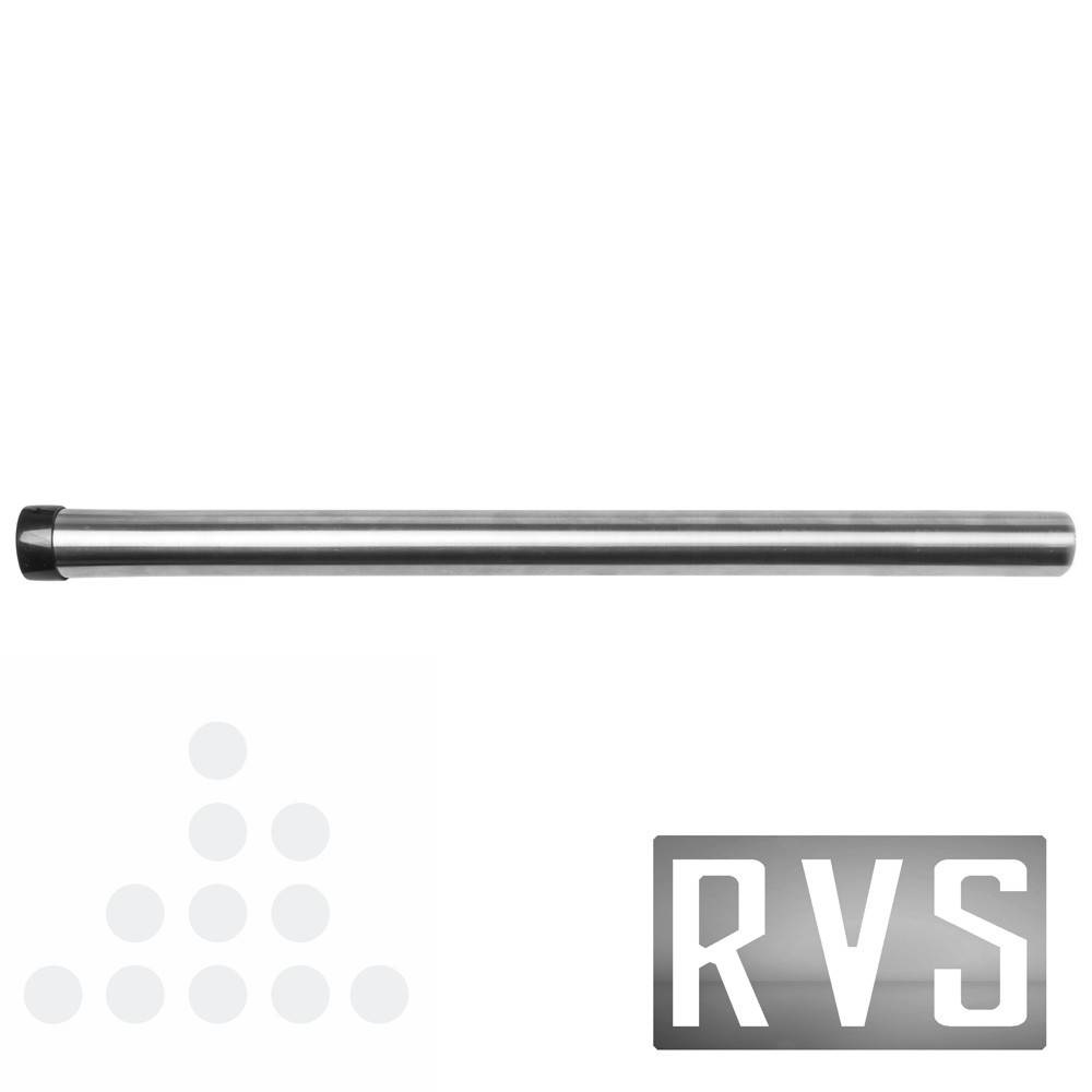 Eigen merk Zuigbuis 32mm met ring RVS lengte 500mm