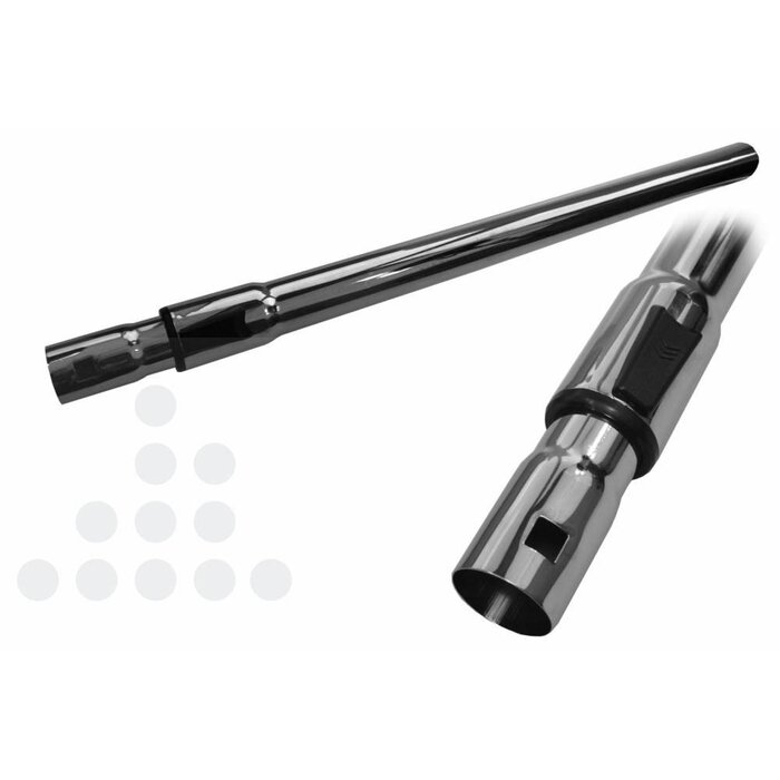 Eigen merk Zuigbuis telescoop 35mm chroom