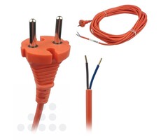 Eigen merk Stofzuiger aansluit snoer 15 meter Oranje