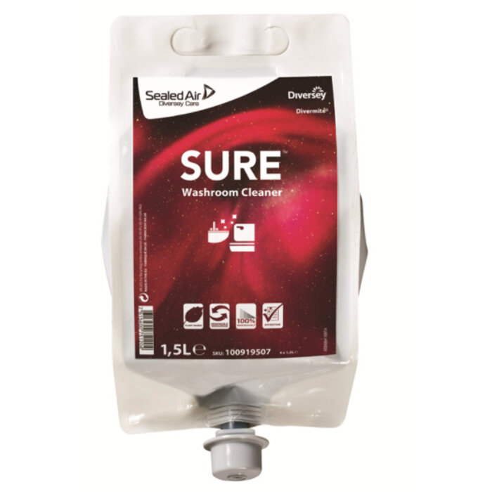 Johnson Diversey SURE Washroom Cleaner - Divermite pouch 1,5 L