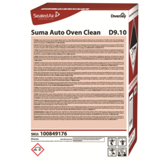Johnson Diversey Suma Auto Oven Clean D9.10 - SafePack 10L