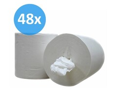 Eigen merk Poetsrollen Midi kokerloos, 1-laags, cellulose