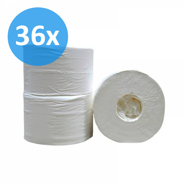 Eigen merk PALLET Toiletpapier Coreless, 2-laags, cellulose wit, 472 vel