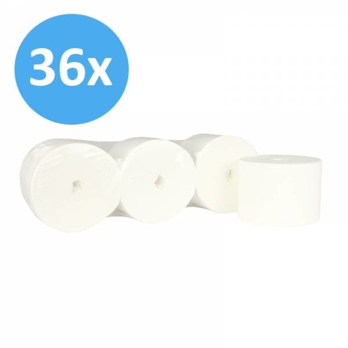 Eigen merk PALLET Toiletpapier Coreless, 2-laags, cellulose wit, 900 vel