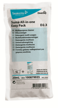 Johnson Diversey Suma All-in-One EasyPack D2.3 - allesreiniger 20ml