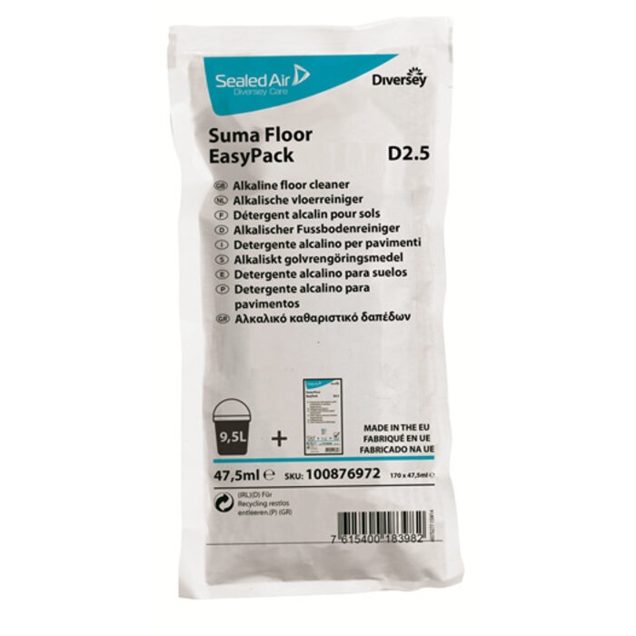 Johnson Diversey Suma Floor EasyPack D2.5 - vloerreiniger 47,5 ml
