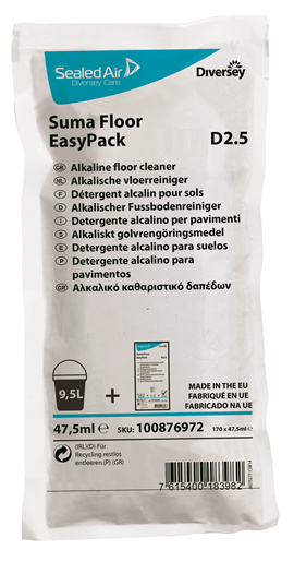 Johnson Diversey Suma Floor EasyPack D2.5 - vloerreiniger 47,5 ml
