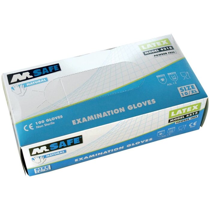 Nitril handschoen wit, ongepoederd XL 100st