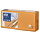 Tork tissue servet 33x33cm 3-laags 1/4-vouw oranje 10x150