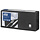 Tork tissue servet 33x33cm 3-laags 1/4-vouw zwart 10x150
