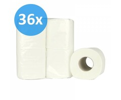Eigen merk Toiletpapier traditioneel 2-laags, recycled, 200 vel