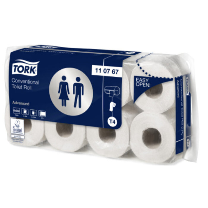 Tork Tork Traditioneel Toiletpapier 2-laags wit 250 Vel T4 Advanced
