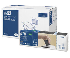 Tork Tork Xpressnap® dispenserservet 21,6x16,5cm 2-laags 1/2-vouw zwart