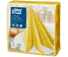 Tork Tork LinStyle® servet 39x39cm 1/4-vouw mustard 12x50