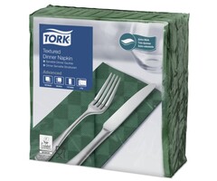 Tork Tork NexxStyle® servet 38x39cm 2-laags 1/8-vouw donker groen 12x100