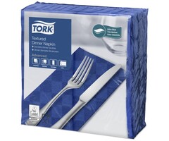 Tork Tork NexxStyle® servet 38x39cm 2-laags 1/8-vouw donker blauw 12x100