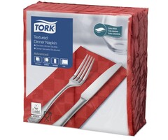 Tork Tork NexxStyle® servet 38x39cm 2-laags 1/8-vouw rood 12x100