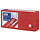 Tork tissue servet 33x33cm 3-laags 1/8-vouw rood 10x150