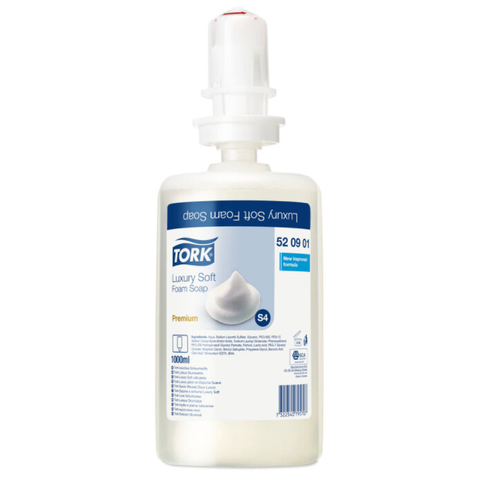 Tork 6x Tork Luxe Zachte Schuimzeep S4