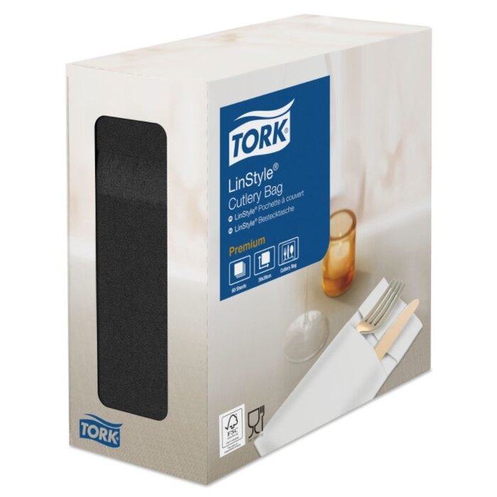 Tork Tork LinStyle® Pochette 6x60 zwart