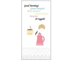 Tork Tork Lunchservet 33x33cm 2-laags 1/8 vouw 10x200 Good morning