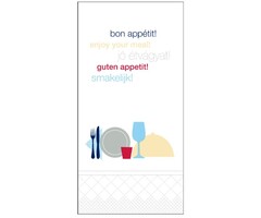 Tork Tork Lunchservet 33x33cm 2-laags 1/8 vouw 10x200 Bon Appetit