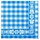 Tork Lunchservet 33x33cm 1-laags 1/4-vouw 10x500 Blue Check