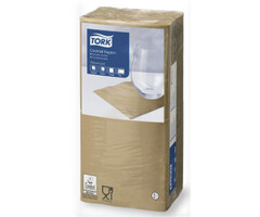 Tork Tork Cocktailservet 24x24cm 2-laags 1/4-vouw 12x200 biscuit