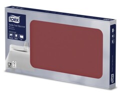 Tork Tork Textile Feel Napperon 80x80 4x25 Bordeaux rood