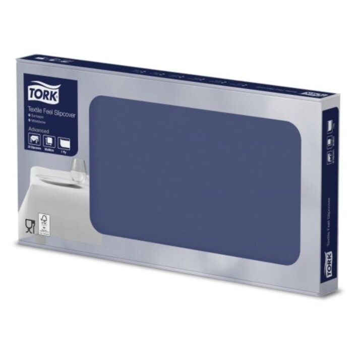 Tork Tork Textile Feel Napperon 80x80 4x25 donkerblauw