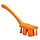 Vikan, Harde afwasborstel Ultra Safe Technology, 400mm, oranje